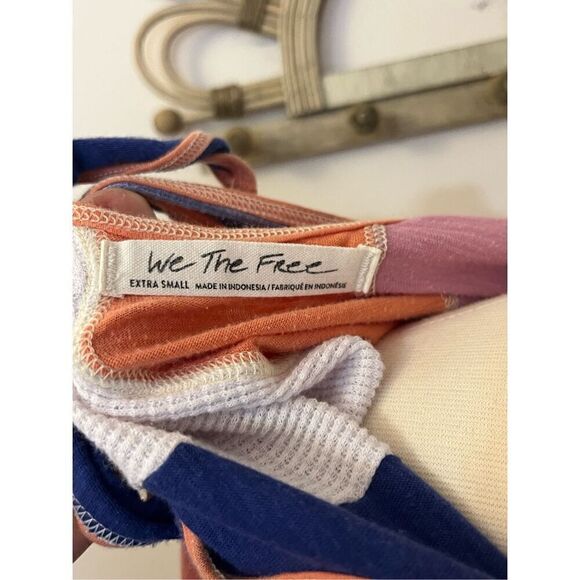 Free People Carousel Multi Stripe Swing Tank Top CS - Picture 5 of 6